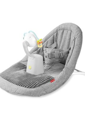 SKIP HOP Gray Baby Bouncer Seat with Toy Arm